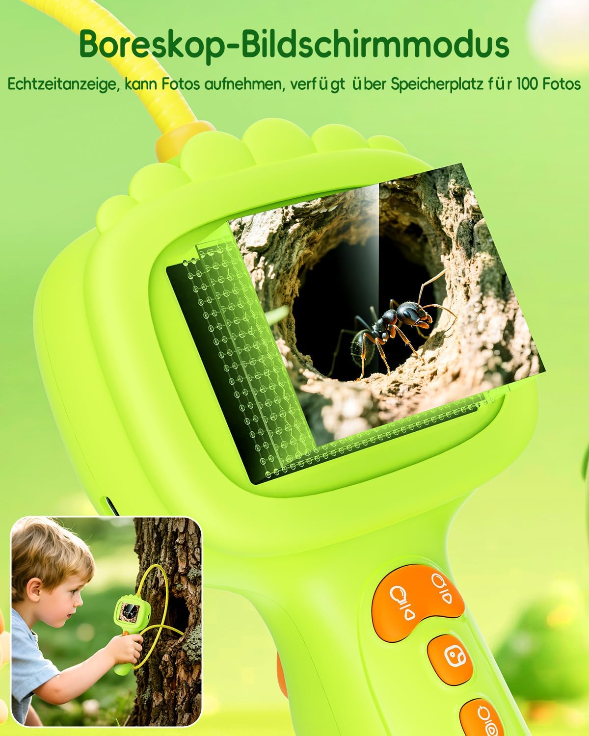 Thumbnail 4 de Ashfly Endoskopkamera für Kinder 1080P