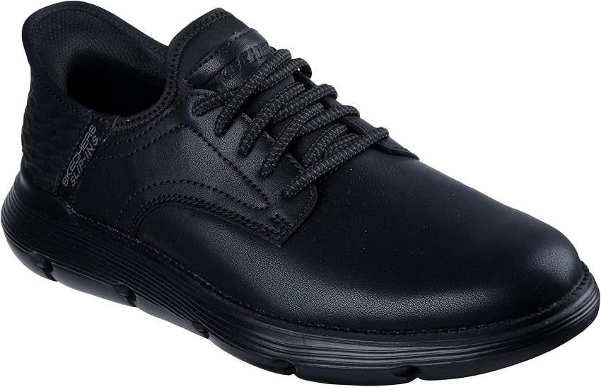 Detalle de Skechers Garza-Gervin mocasín negro talla 10