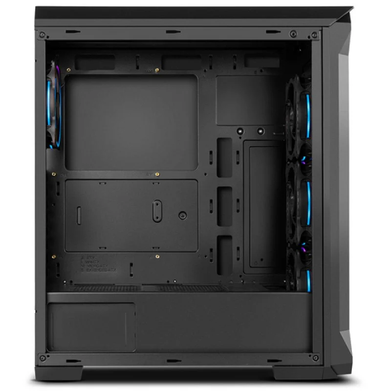 Detalle de Nox Hummer Quantum Cristal templado USB 3.0 ARGB