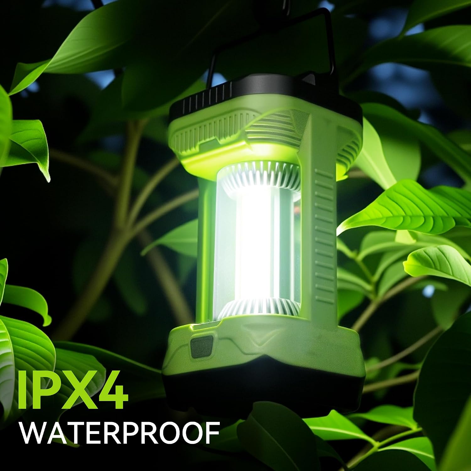 Detalle 2 de AlpsWolf CLV310-G2 Rechargeable Camping Lantern, Green, 4 Modes, 2-Pack