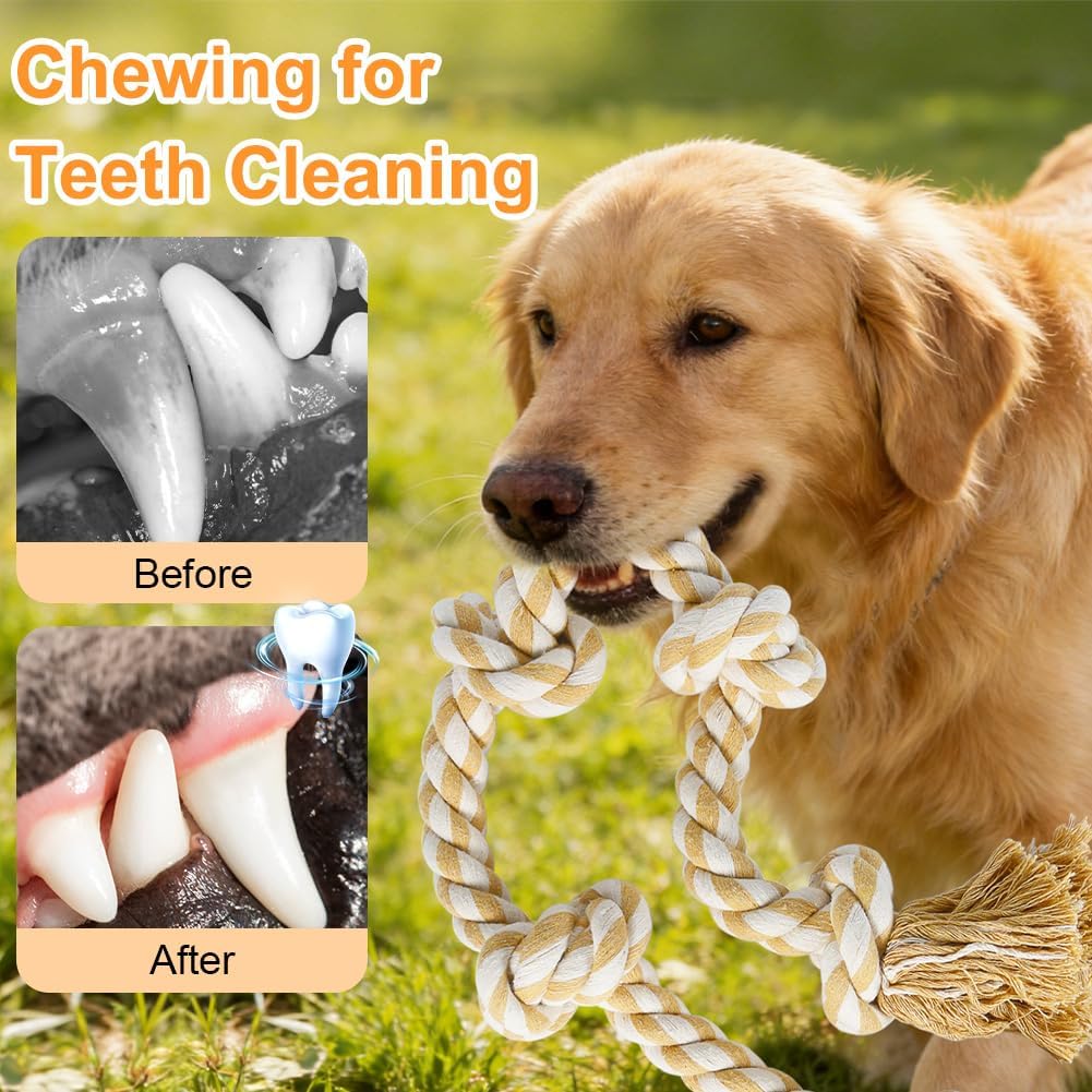 Detalle de Vivifying Jouet en Corde pour Chien XL – Indestructible, 90 cm