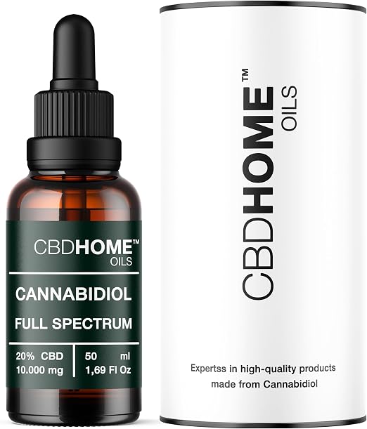 Detalle de CBD HOME Oil - Aceite 20% Full Spectrum 🌿 - 50 ml