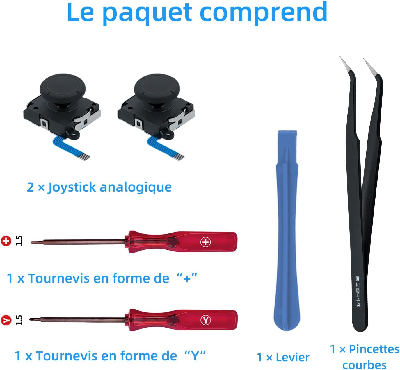Detalle 2 de Mcbazel Joystick analogique 3D pour Switch