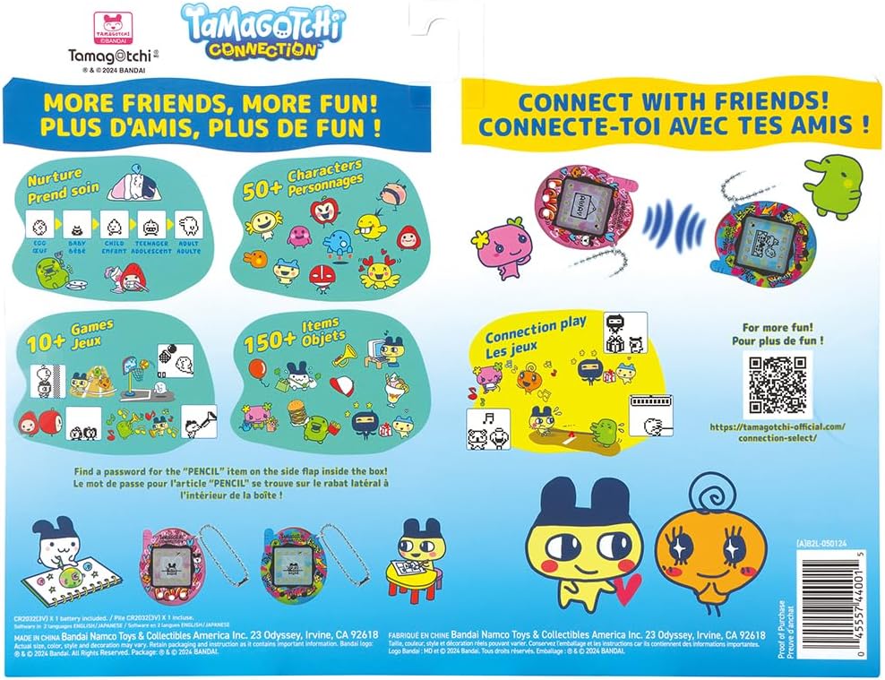 Thumbnail 6 de Tamagotchi Connection True Friends (Blue Graffiti and Pink Graffiti) virtual pet set