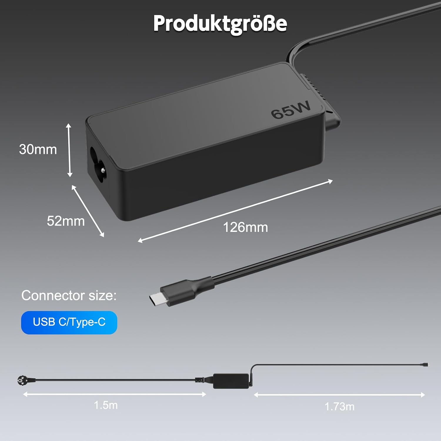 Thumbnail 4 de Lenovo ThinkPad 65W USB-C Alimentatore per laptop