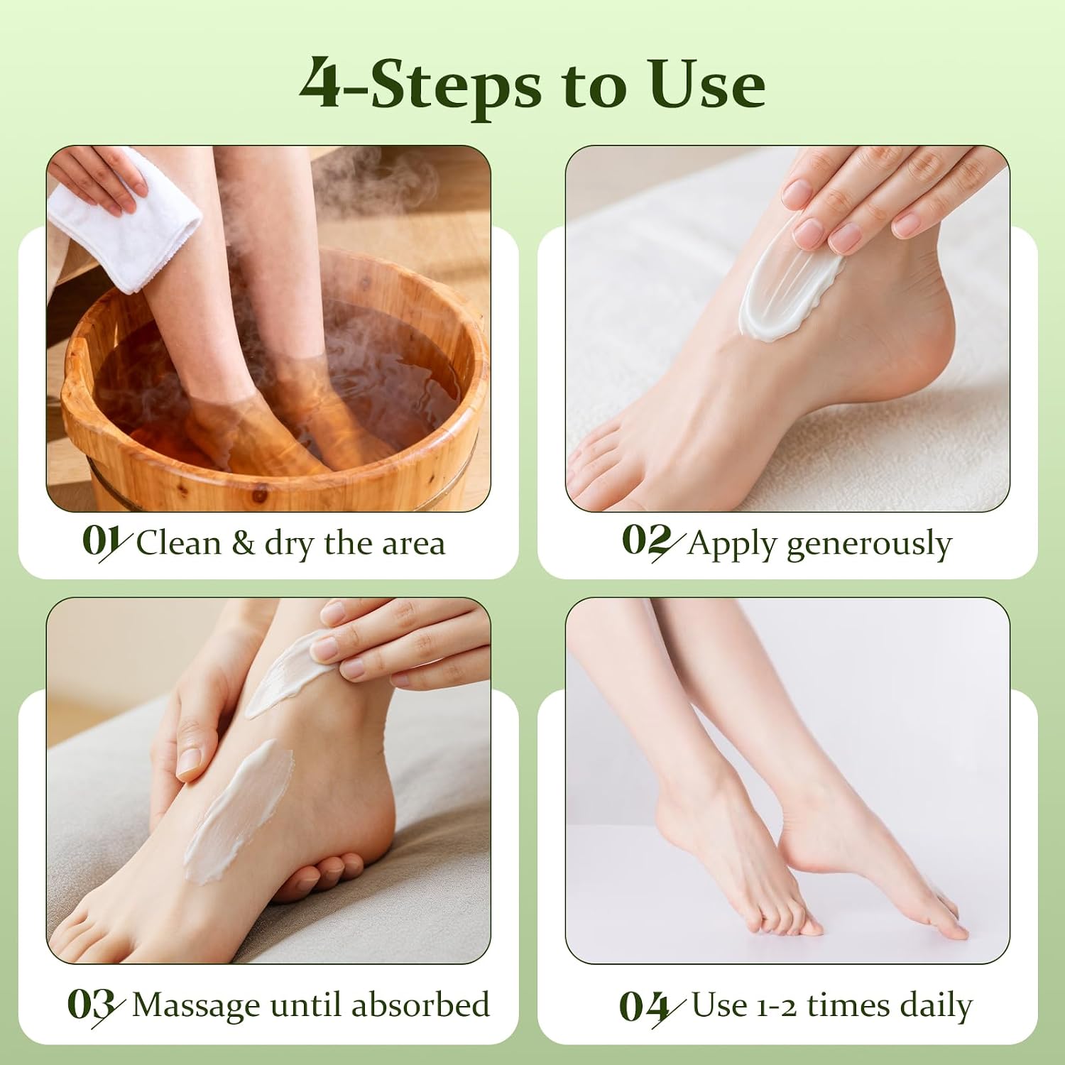 Detalle 2 de Yegfit Urea Foot Cream, 150 g Moisturizer with Shea Butter and Aloe Vera