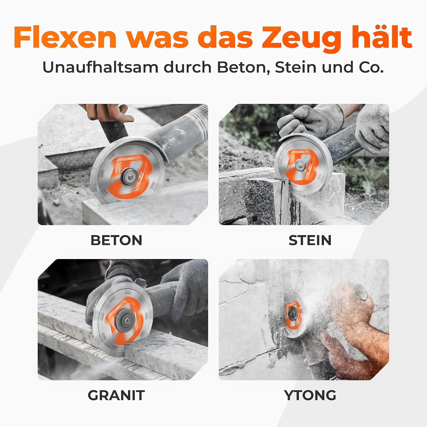 Thumbnail 4 de BAUBECK Diamantscheibe 115mm für Stein & Beton – robust, kompatibel und präzise