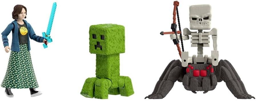 Thumbnail 5 de Mattel Minecraft Encuentros en la superficie 🧱 Set con 4 figuras y accesorios