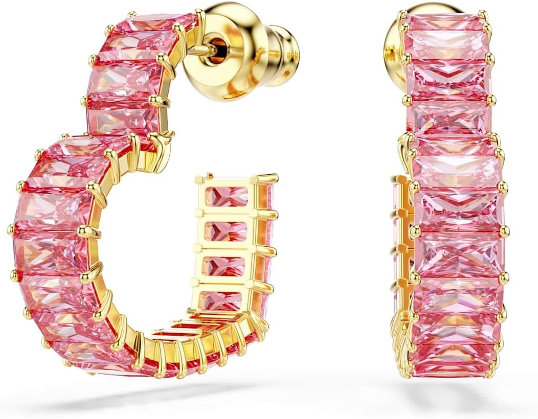 Thumbnail 5 de Swarovski Matrix Kollektion Kreolen Herzdesign