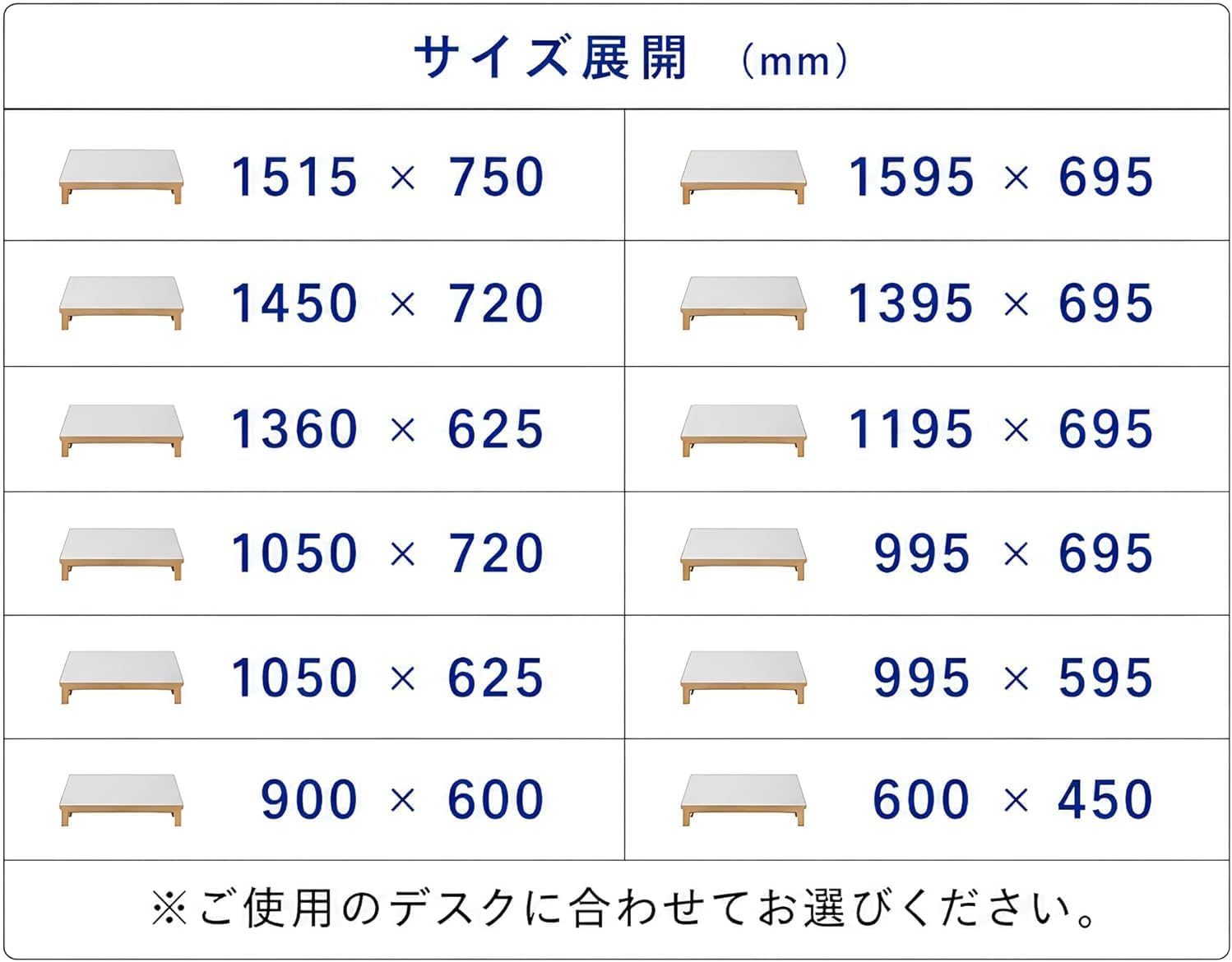 Detalle de ミワックス SD-1S デスクマット 1515×750mm 透明塩化ビニール・厚み1.2mm