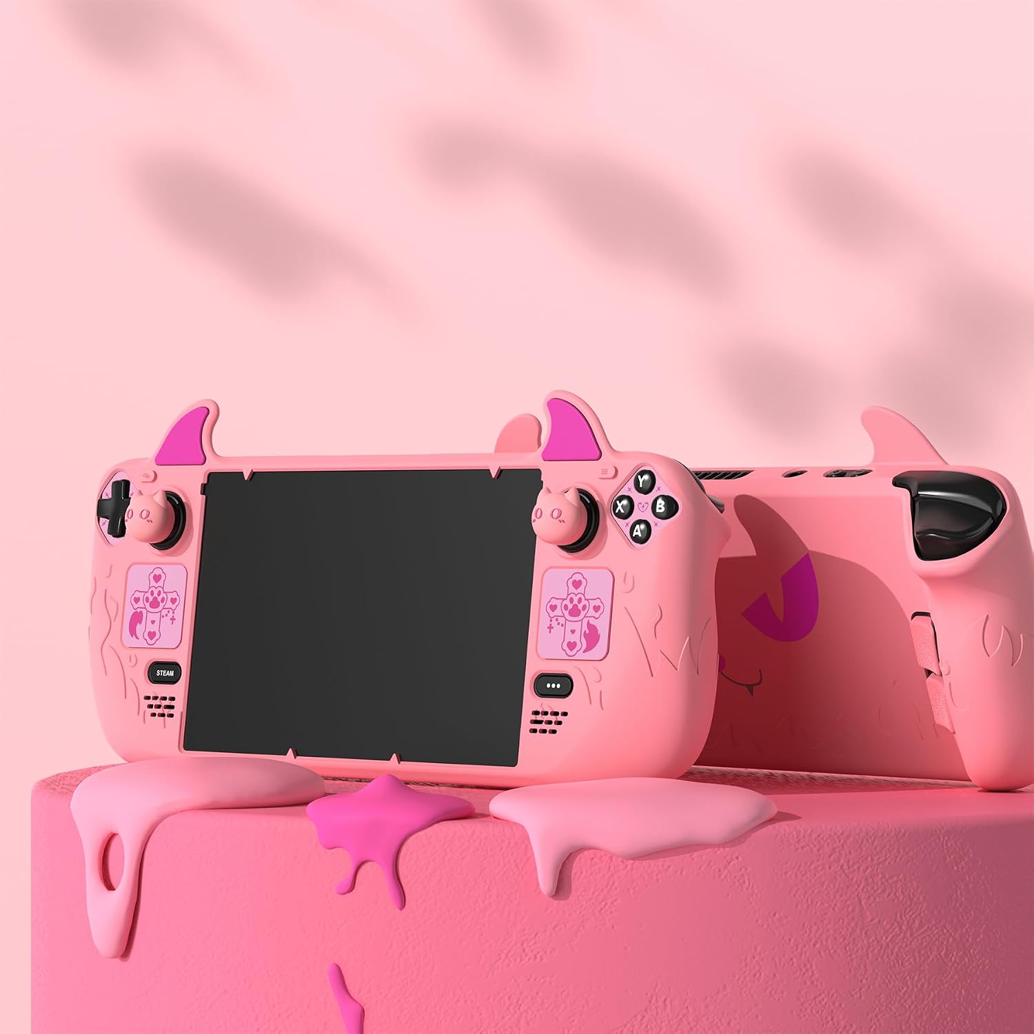 Thumbnail 4 de PlayVital Cute Demon Case Cover für Steam Deck OLED