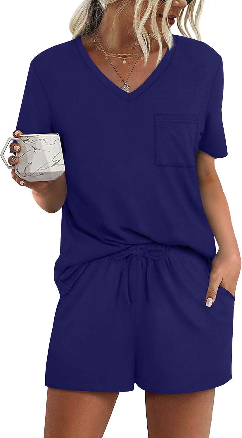 Thumbnail 6 de RUBZOOF V-Neck Pajama Set with Pockets