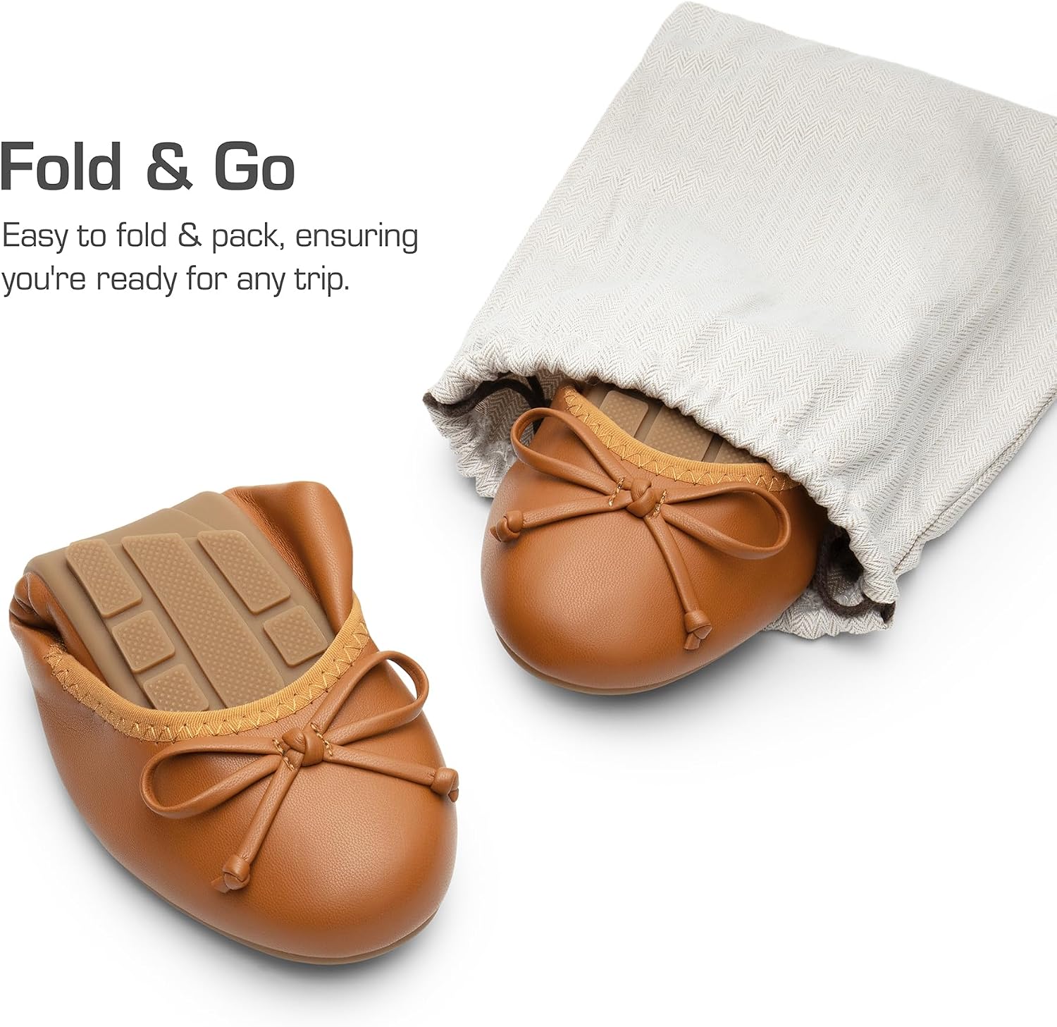 Thumbnail 4 de DREAM PAIRS Foldable Ballet Flats — Comfort slip-ons 👠