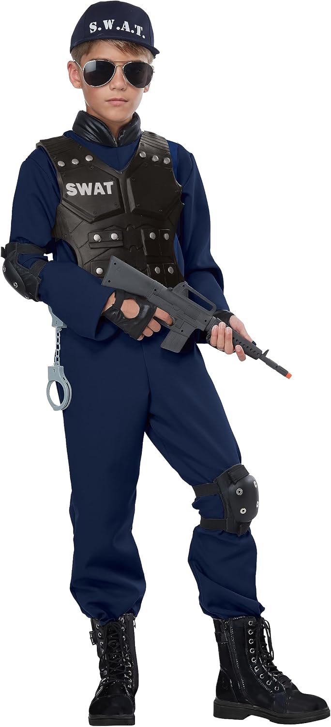 Detalle 2 de California Costumes SWAT Costume, 100% Polyester