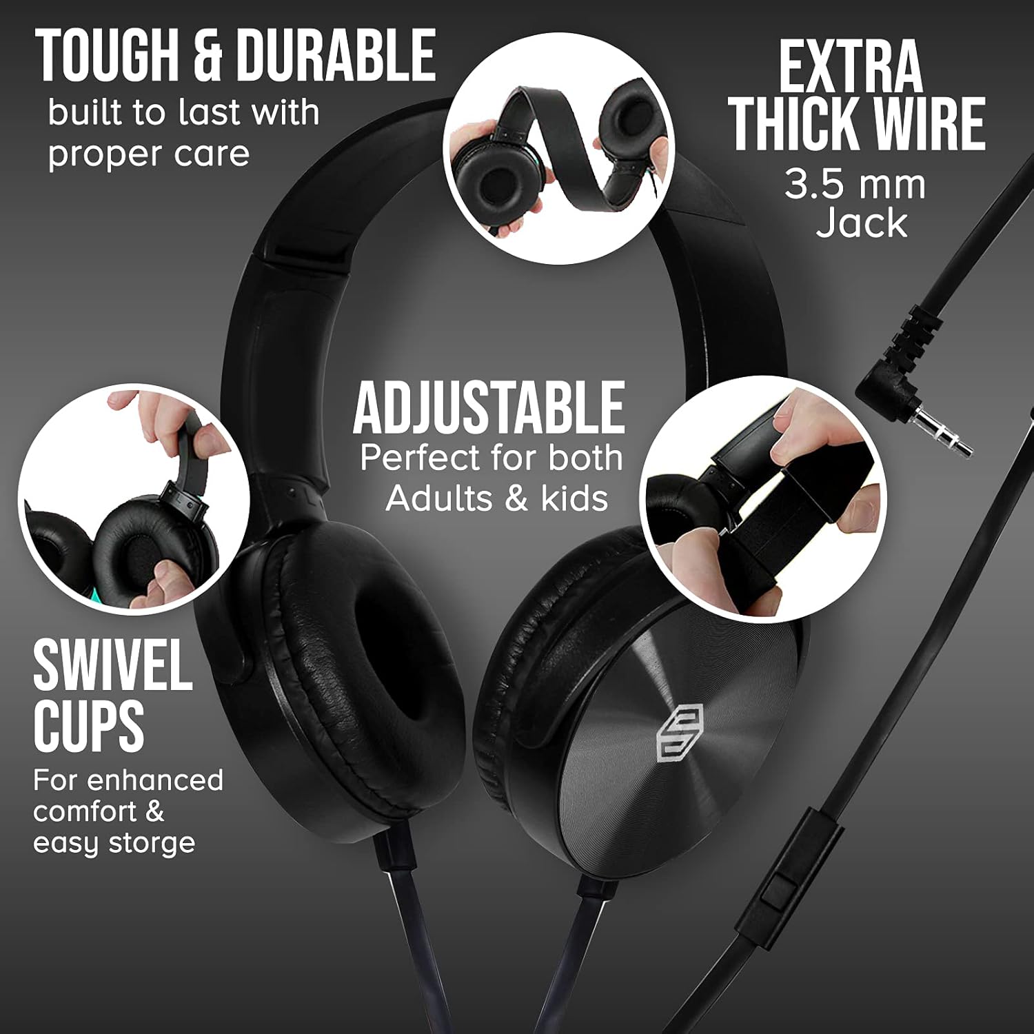 Thumbnail 2 de Sonitum Classroom Headphones 10-Pack