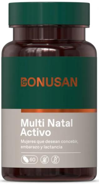 Detalle de Bonusan Multi Natal Activo 60 comprimidos para embarazo y lactancia