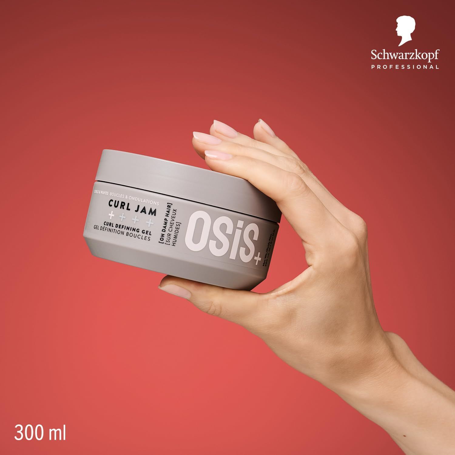 Thumbnail 1 de Schwarzkopf Professional OSiS Curl Jam Gel for Natural Curls & Coils (300 ml) – light hold anti-humidity