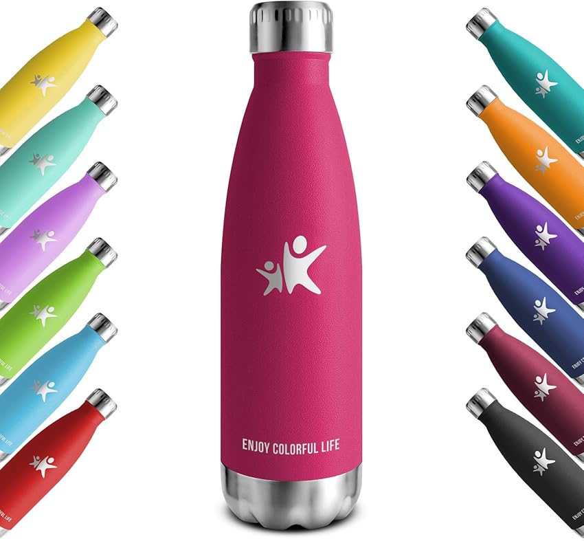 Detalle de KollyKolla Botella Térmica 500 ml para deporte y oficina