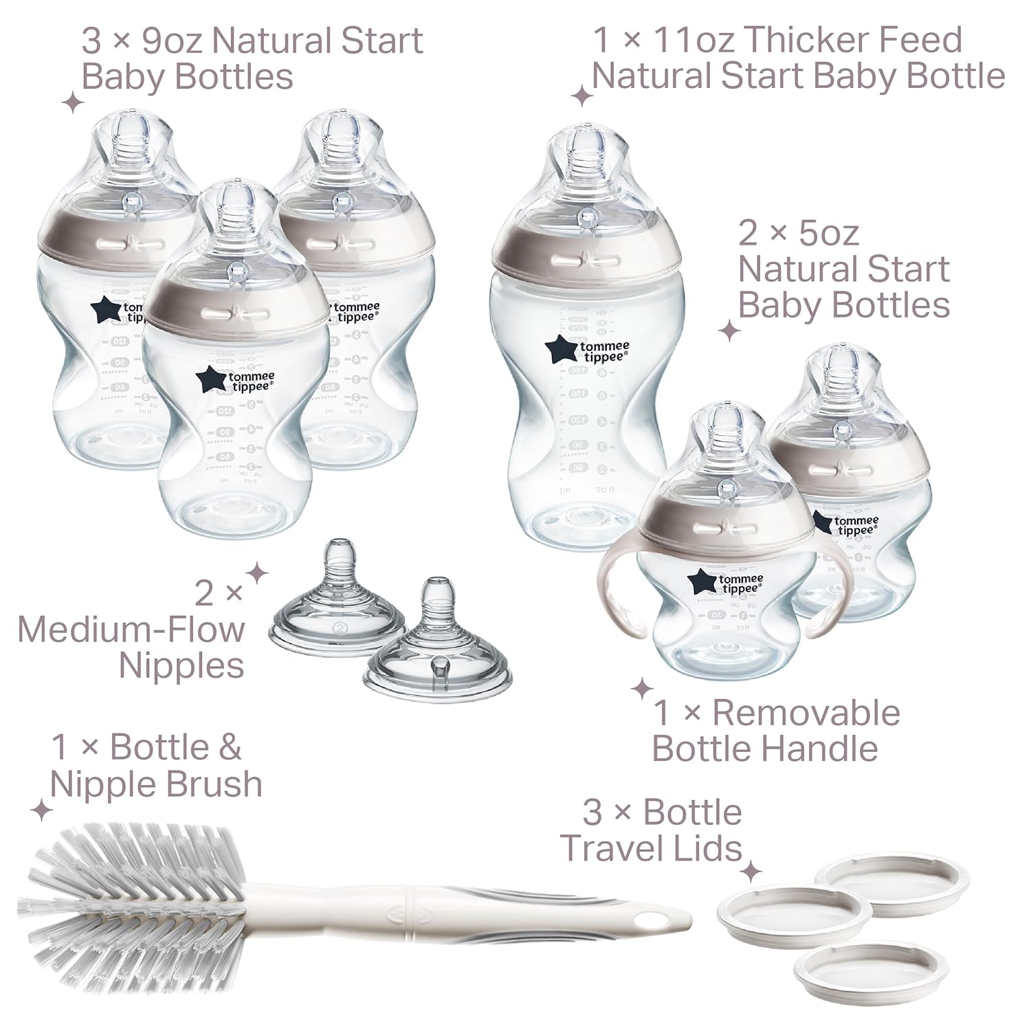 Thumbnail 1 de Tommee Tippee Natural Start 12-Piece Bottle Set