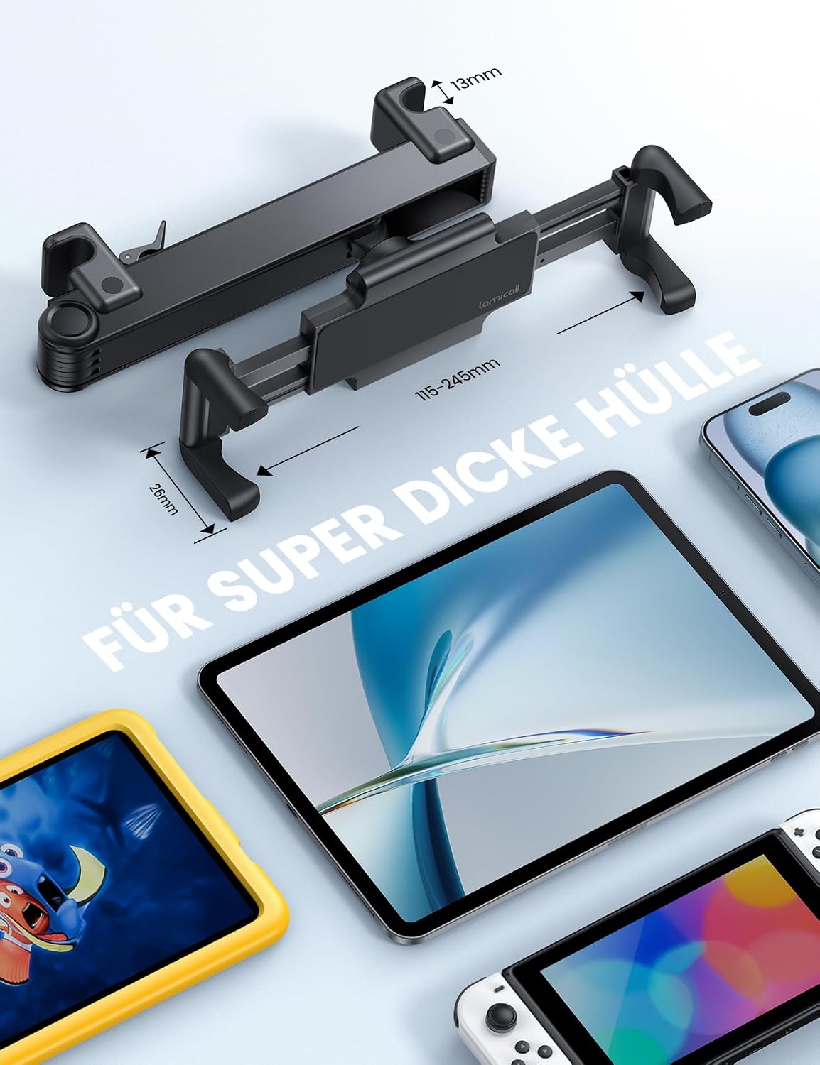 Thumbnail 4 de Lamicall Tablet Halterung Auto Kopfstütze 13 Zoll