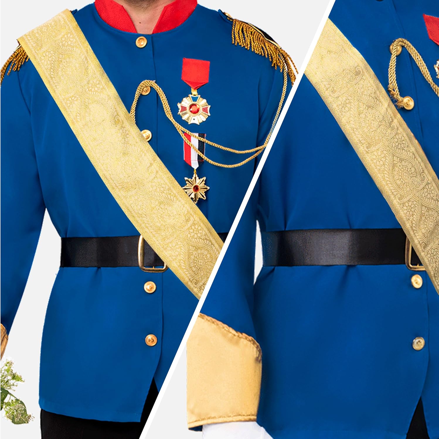 Detalle 2 de Märchenprinz Kostüm Erwachsene 🎭