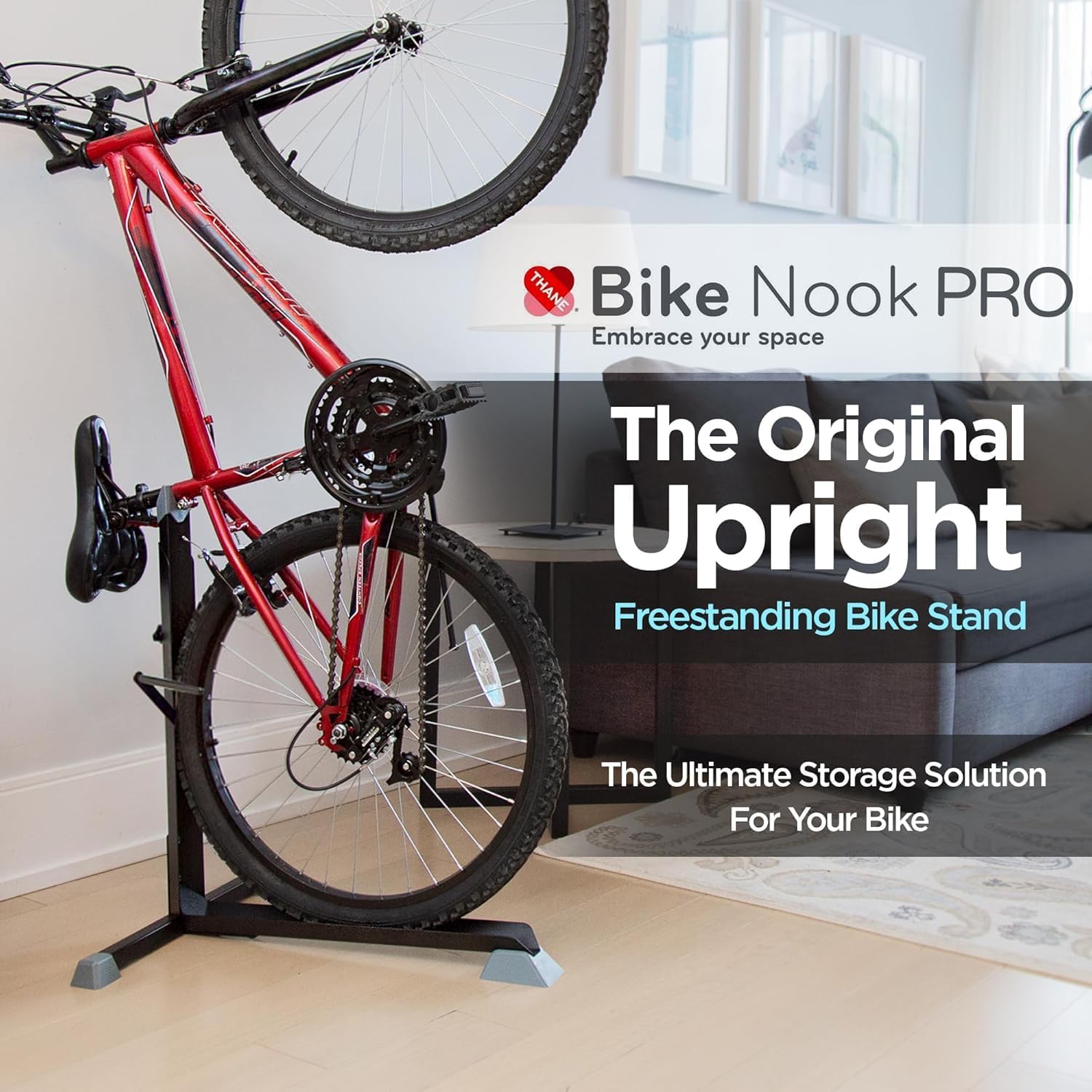 Detalle 2 de Bike Nook Stand Vertical Bike Rack