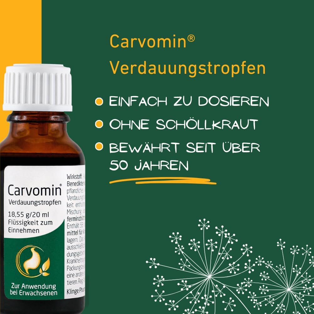 Detalle 2 de Carvomin Verdauungstropfen Lösung zum Einnehmen (50 ml)
