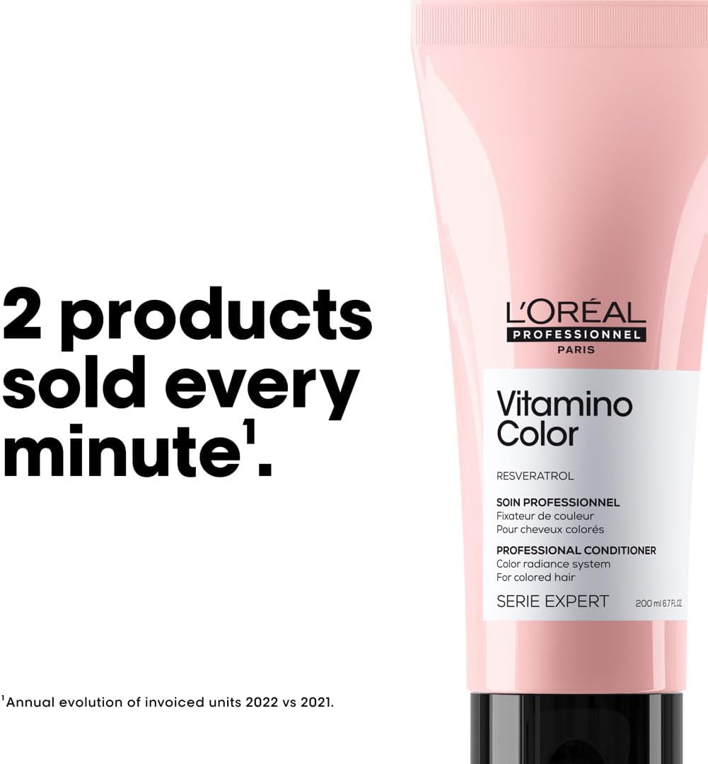Detalle 2 de L’Oréal Professionnel Vitamino Colour Conditioner with Resveratrol for Coloured Hair