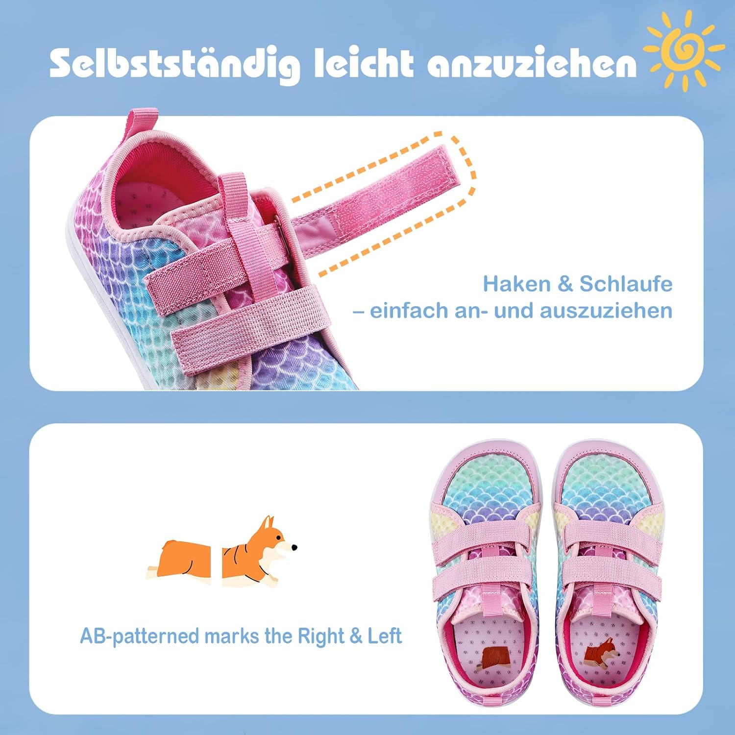 Thumbnail 6 de IceUnicorn Barfußschuhe Kinder Breite