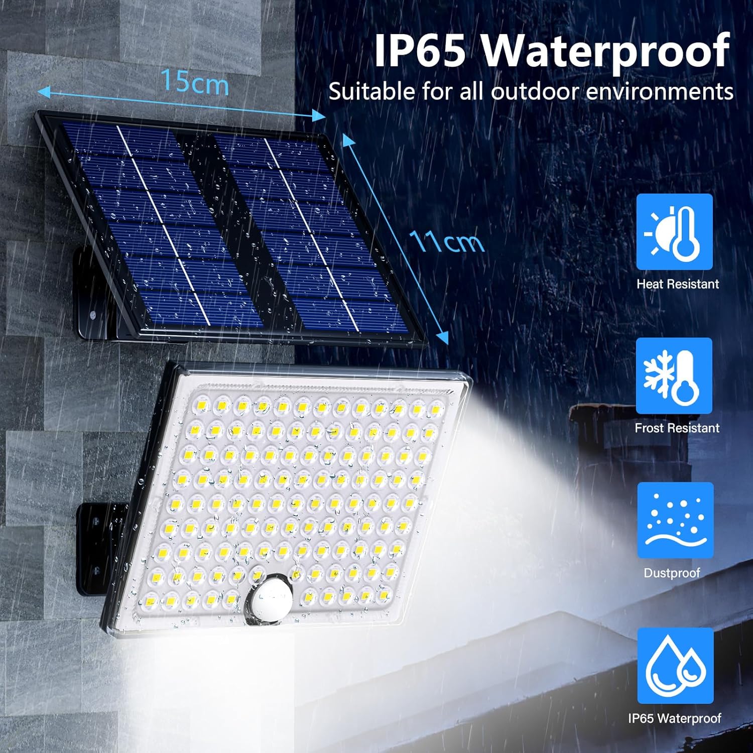 Thumbnail 3 de Realky Solar Security Light Outdoor (2-Pack) – IP65 Split Panel with PIR sensor