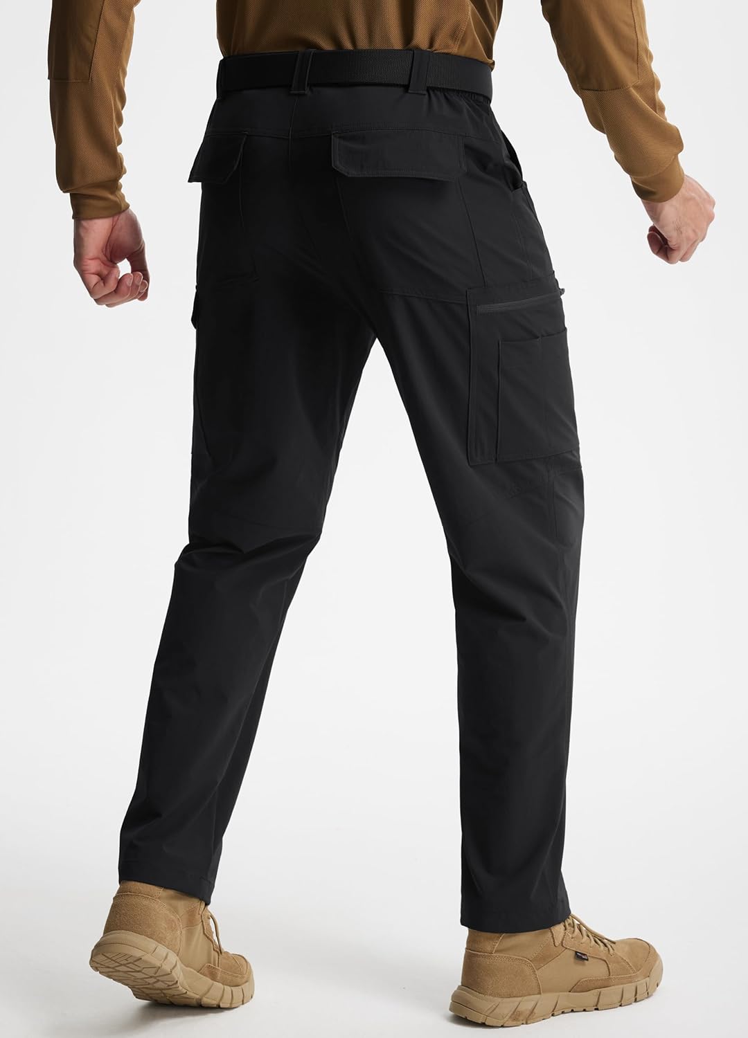 Thumbnail 1 de Libin Men's Work Pants: Water-Resistant Hiking Cargo Pants with 9 Pockets