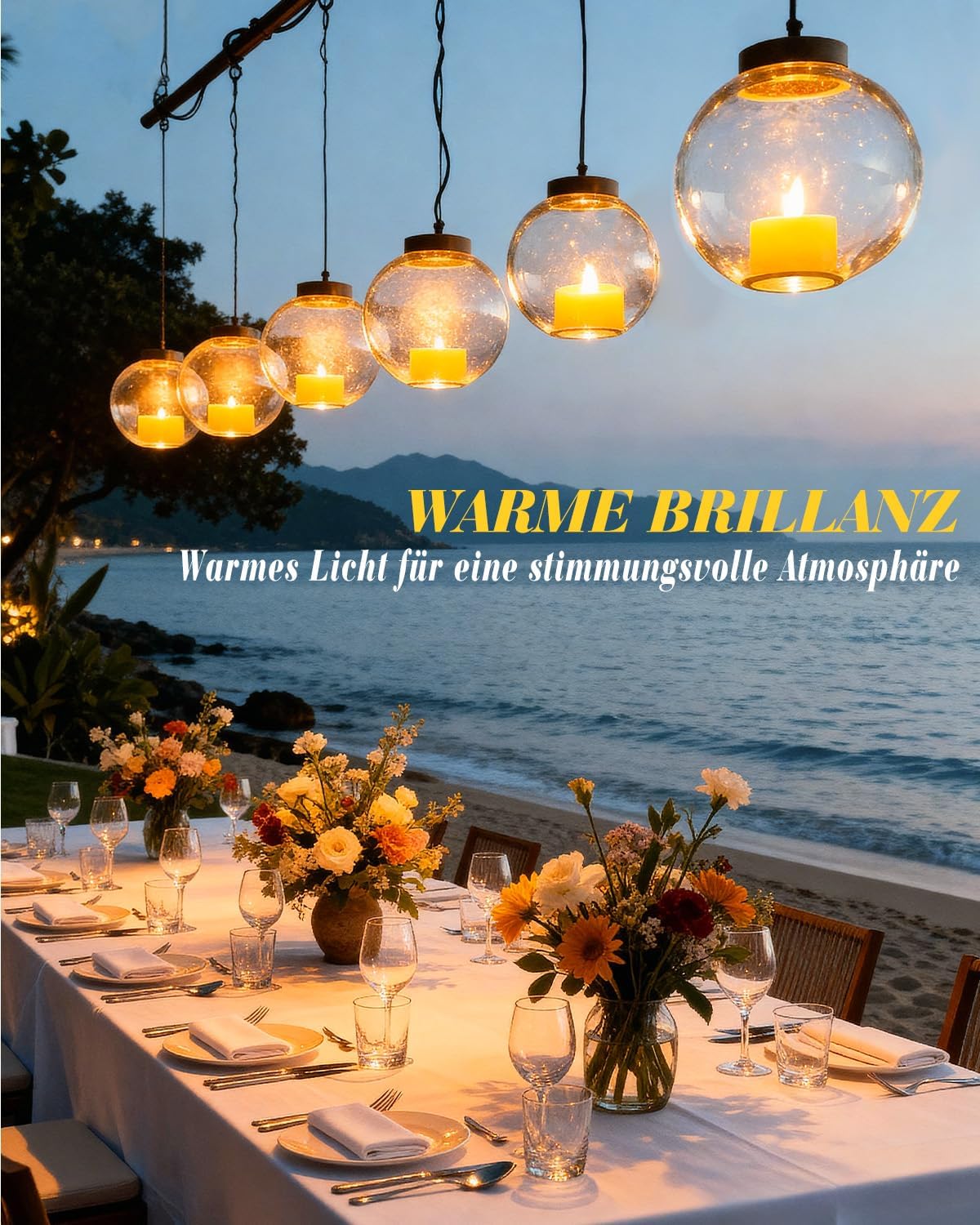 Thumbnail 4 de HAZENS LED Teelichter mit Timer – 12 Stück, flammenlos, warmweiß, 3,5 × 3,6 cm