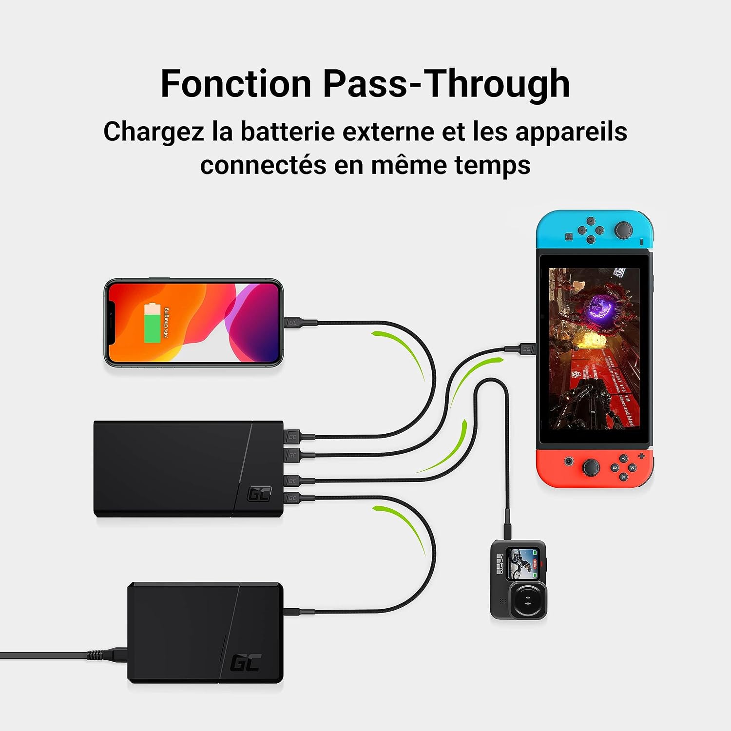 Thumbnail 3 de Green Cell PowerPlay20 20000mAh Batterie Externe