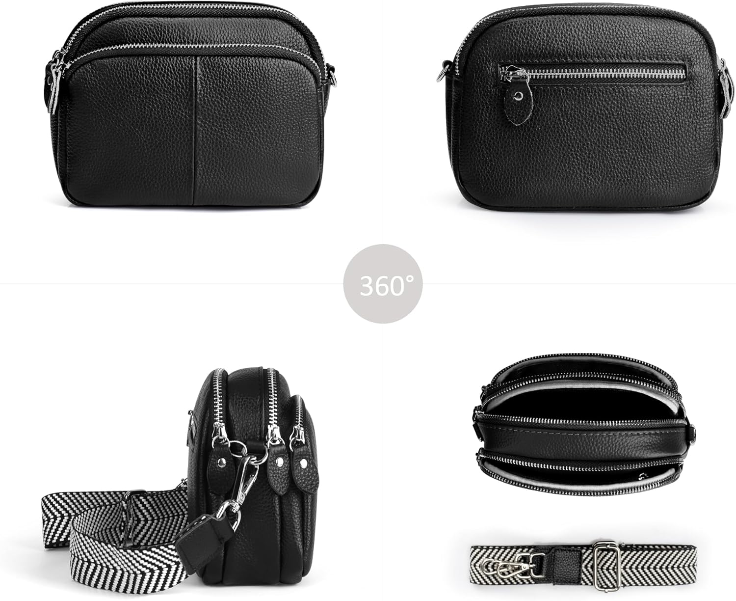 Thumbnail 5 de befen Genuine Leather crossbody bag 18.5cm