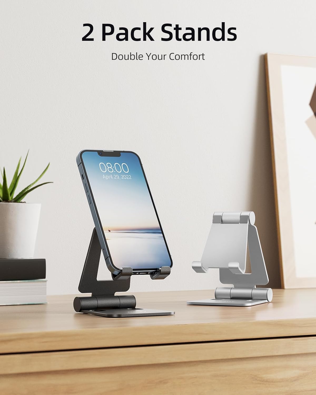 Thumbnail 1 de Nulaxy A4 Phone Stand 2-Pack
