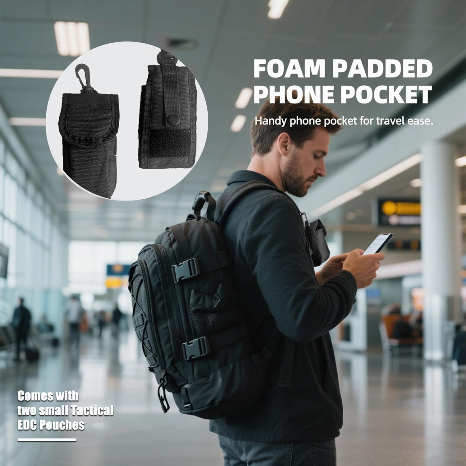 Thumbnail 1 de Miramrax Tactical Backpack Military Army Daypack (MOLLE) — Expandable 3-Day Assault Pack for Hiking, Camping & Travel