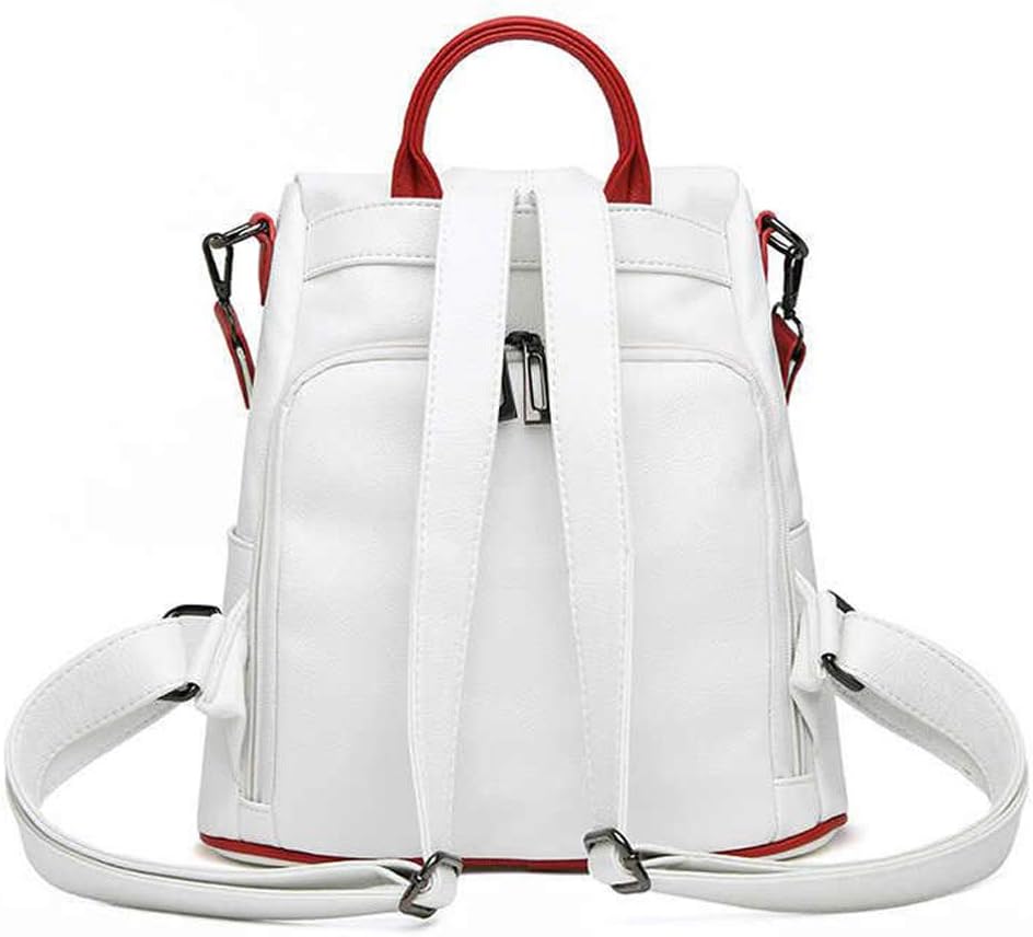 Thumbnail 2 de BUKESIYI Donna Borsa Zaino Elegante Zainetto PU Pelle Bianco IT78158