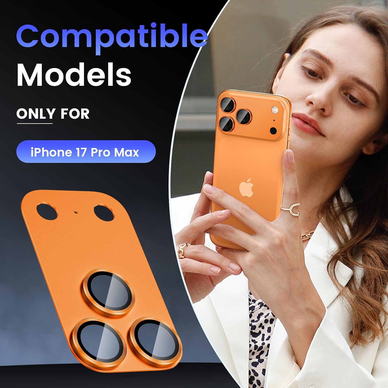 Detalle 2 de Tensea iPhone 17 Pro Max camera lens protector