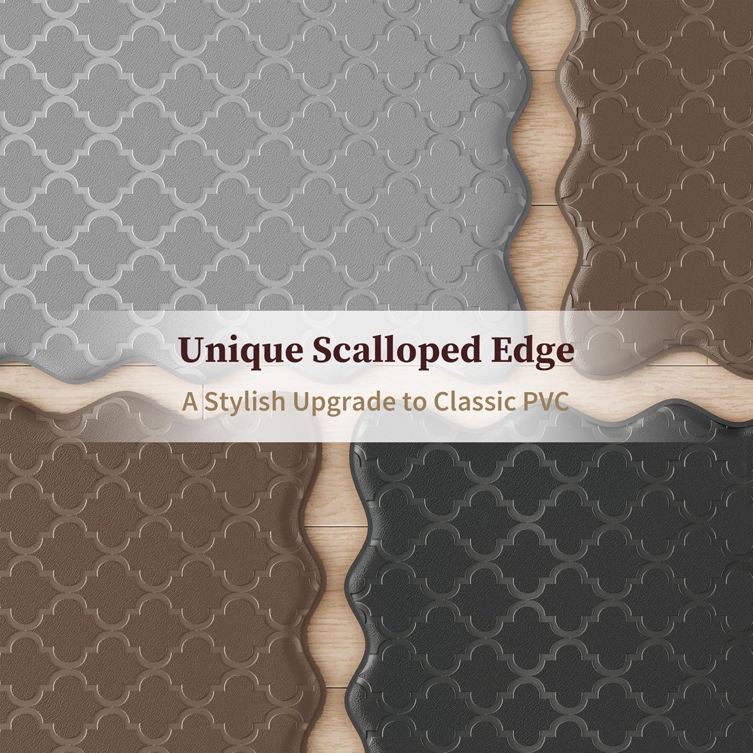 Detalle 2 de Arenarug Upgrade Scalloped Kitchen Mats 0.4 in