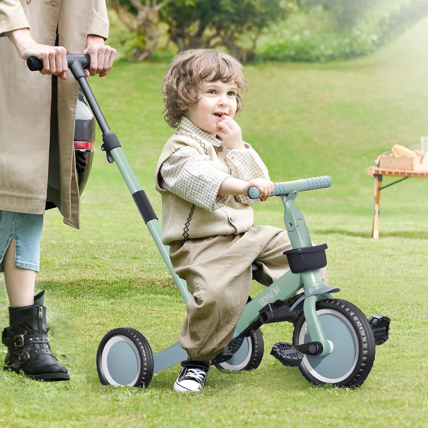 Thumbnail 5 de newyoo Trike with Parent Handle (TR007) – 5-in-1 Toddler Tricycle for 1–3 Year Olds