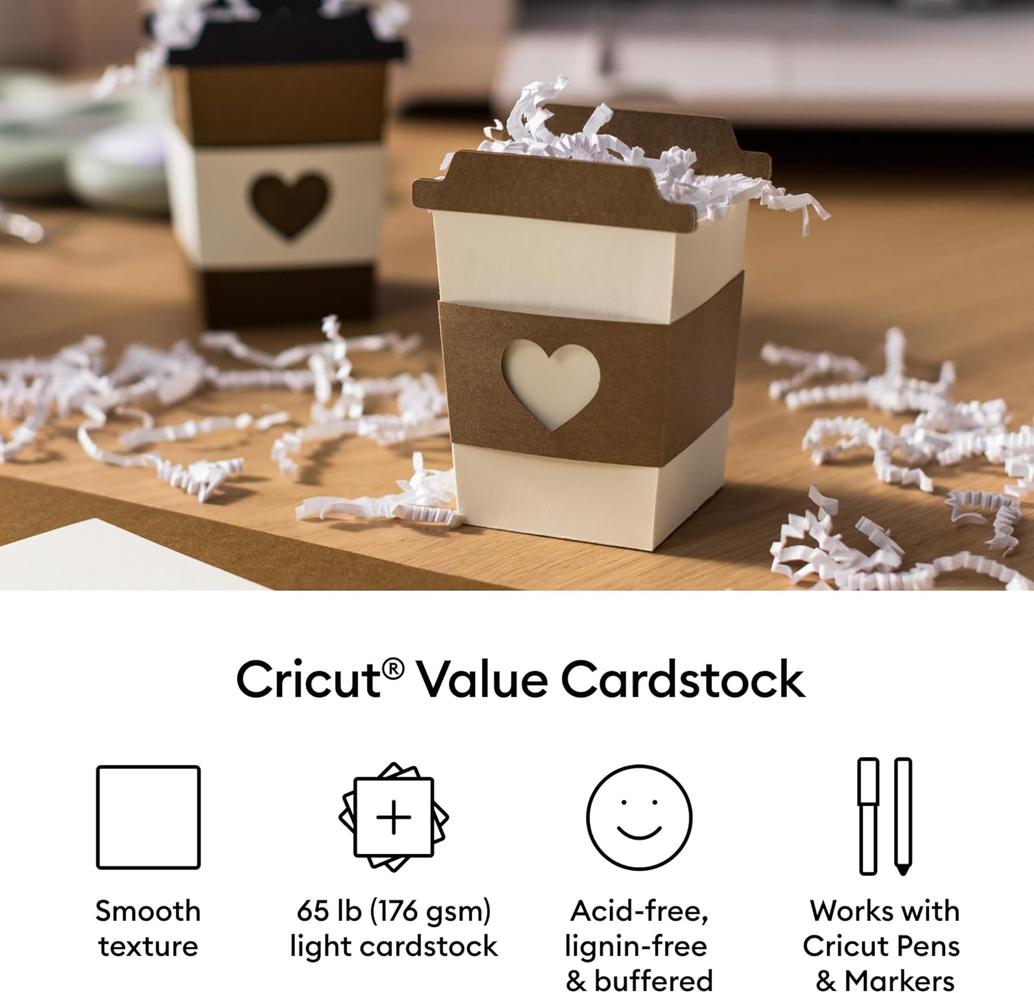 Detalle 2 de Cricut Cardstock Paper, 80 Sheets