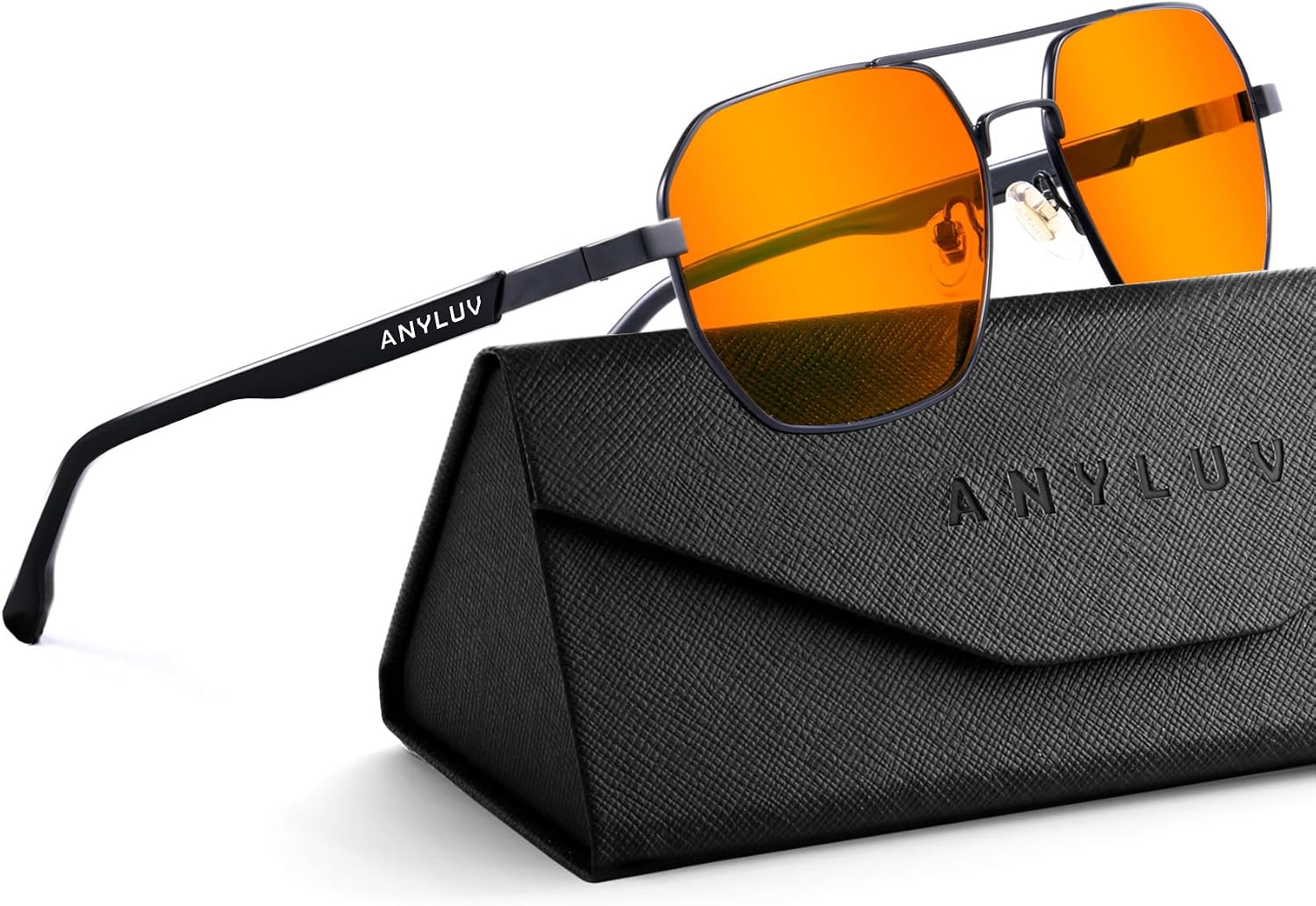 Detalle de ANYLUV Blue Light Glasses with Metal Frame