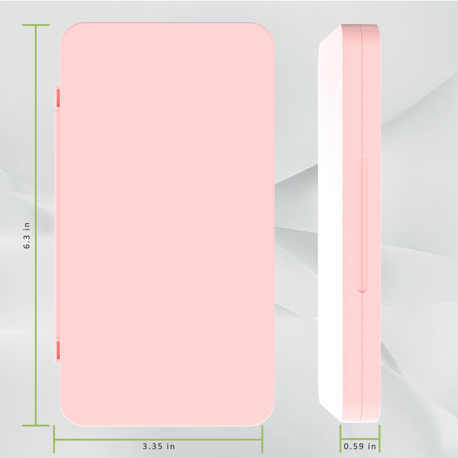 Thumbnail 6 de PURBHE Switch Game Case (Pink) for Nintendo Switch 1 & 2 with 24 Cartridge + 24 Micro SD Slots