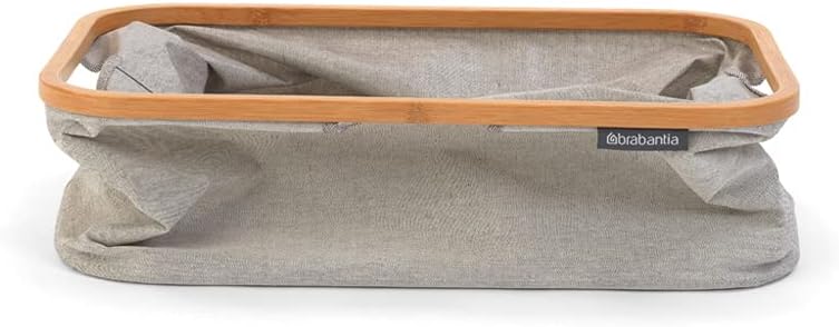 Detalle 2 de Brabantia Cesto Plegable con Borde de Bambú 🌿 40L