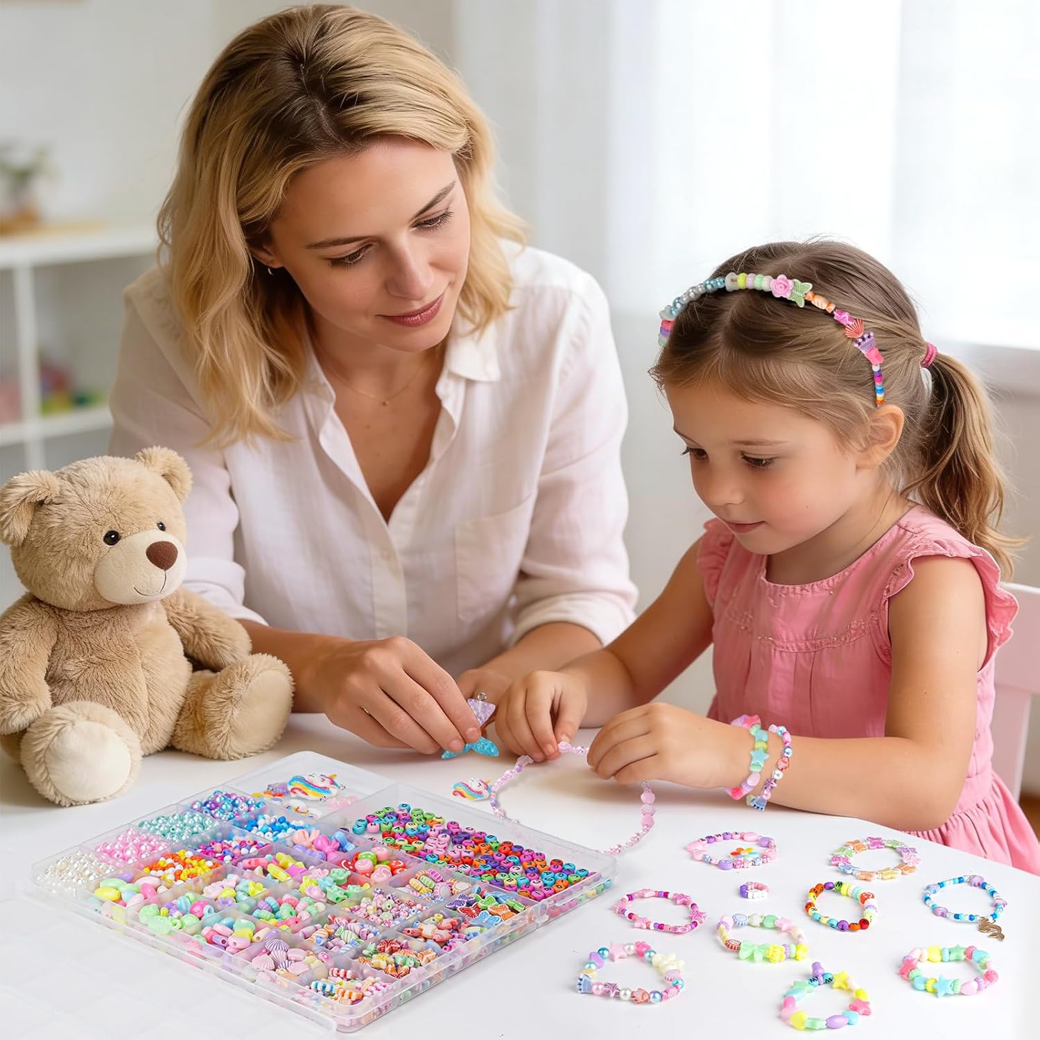 Detalle 2 de snookids Perlas para Pulseras juego 25 piezas