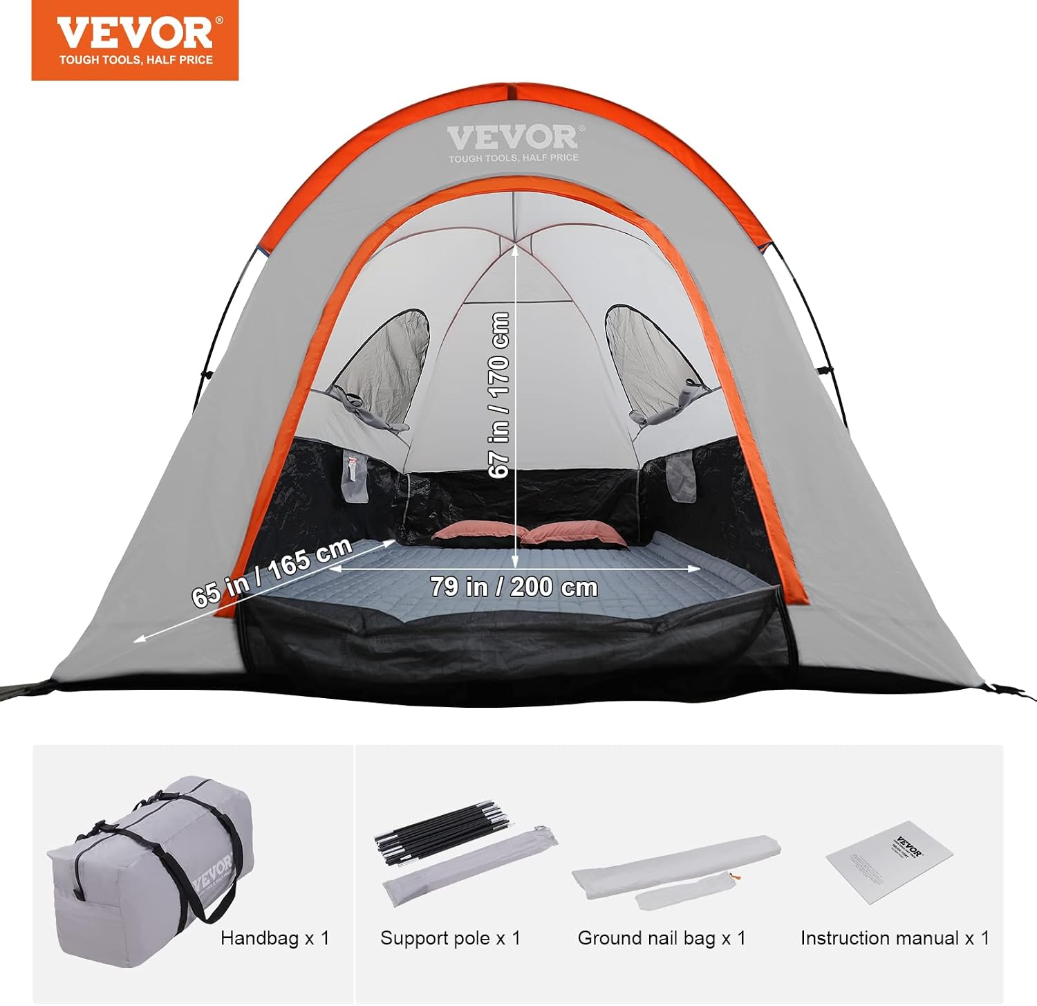 Thumbnail 6 de VEVOR Truck Bed Tent for 6.4–6.7-Foot Beds