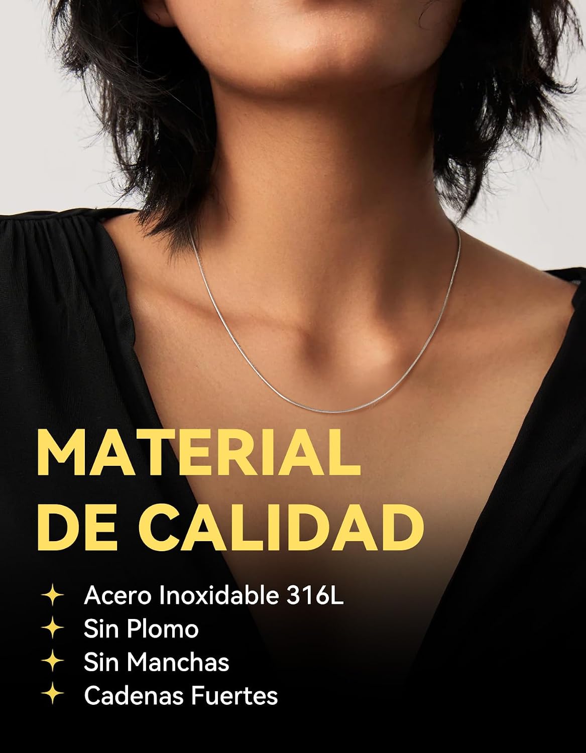 Thumbnail 2 de ChainsHouse Collar hueso serpiente 41 cm