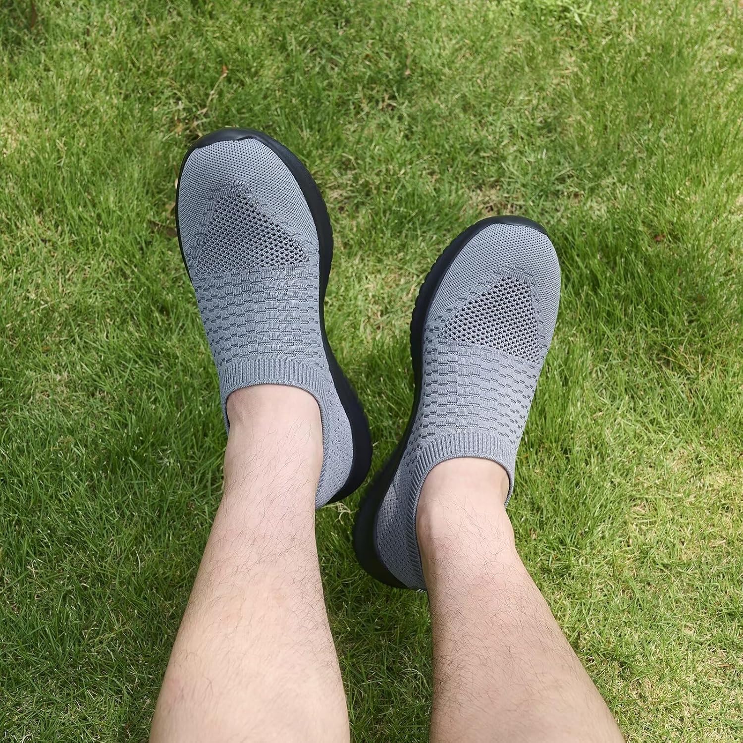 Thumbnail 5 de TIOSEBON Men's Slip-On Trainers: Lightweight Breathable Road Running Shoes