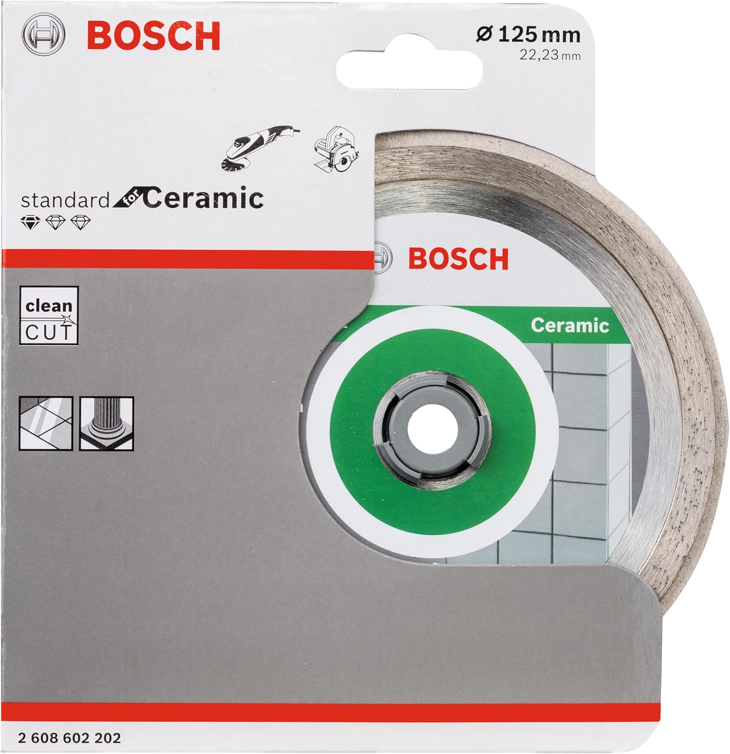 Thumbnail 1 de Bosch Professional Diamanttrennscheibe Standard für Ceramic – Ø125 x 22,23 x 1,6 x 7 mm