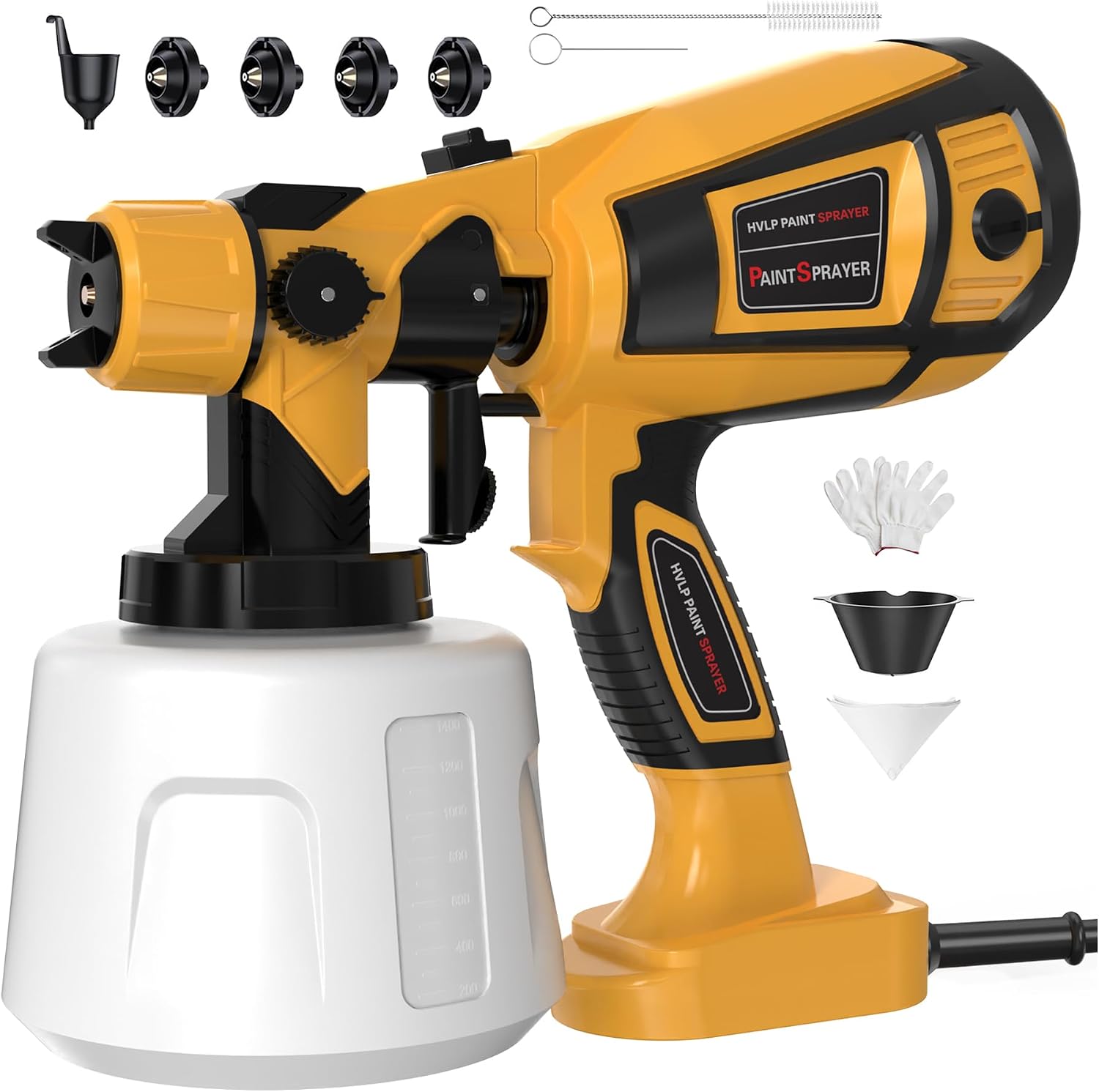 Detalle de HVLP Paint Sprayer, 1400 mL Container